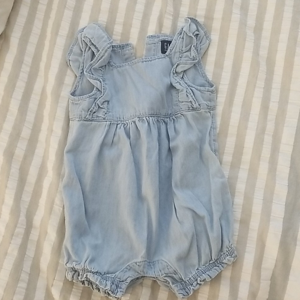 EUC Gap Denim Romper